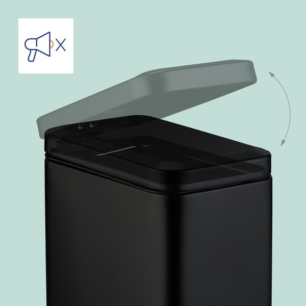 Baderomsavfallskurv 5 liter Softclose