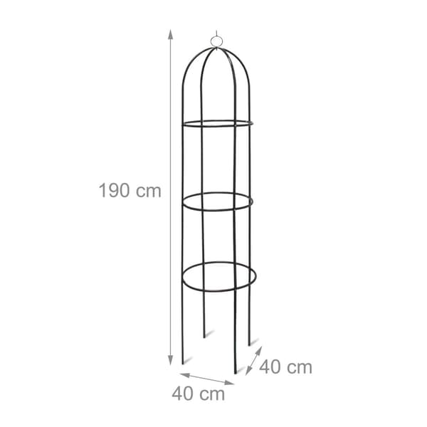 Spaljé i metall 190 cm