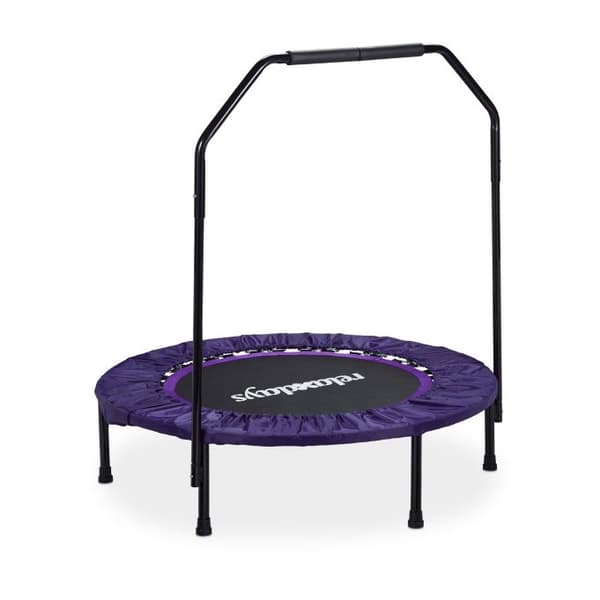 Sammenleggbar trampoline med håndtak