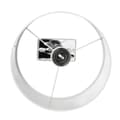 Miniatyrbild 8 av 9: Bordslampa med tygskärm silver