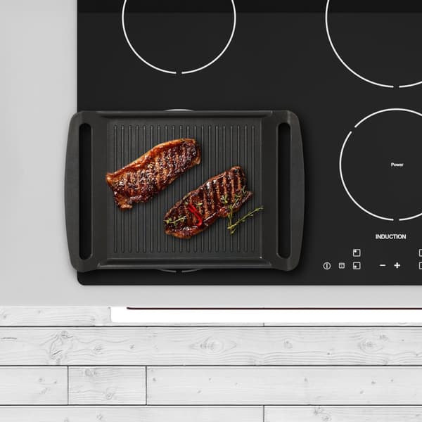 Komfur med grillplade
