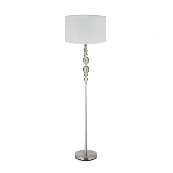 Golvlampa med tygskärm