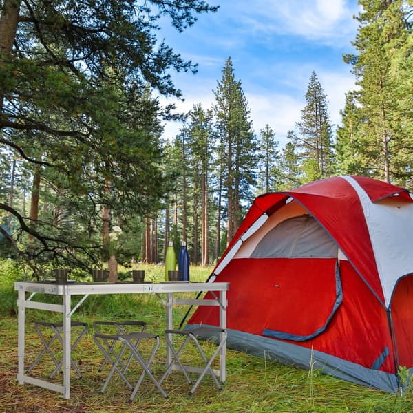 Bordsett for camping