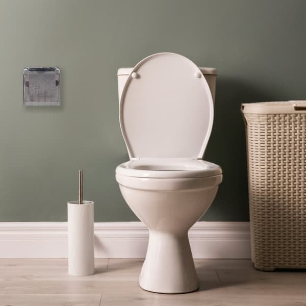 Toiletpapirholder med hylde