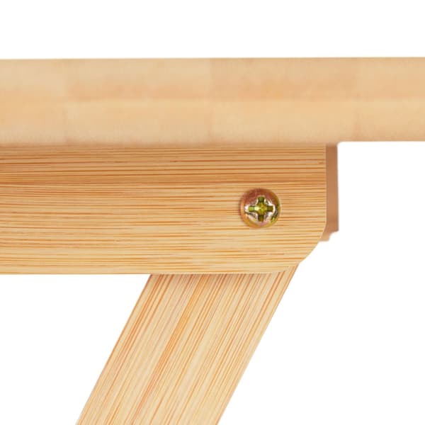Hopfällbart bord i bambu