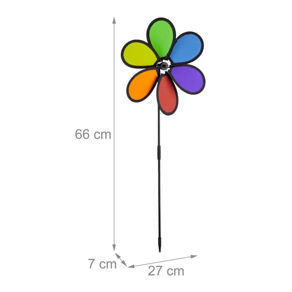 Vindspinner blomstersett med 2 stk
