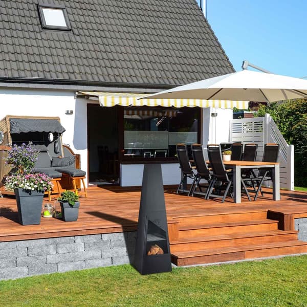 Hageovn med grillfunksjon