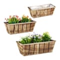 Miniatyrbilde 1 av 8: Blomsterkasse Tresett med 3