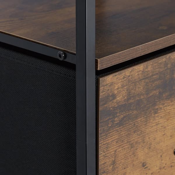 Vintage hylde i industrielt design