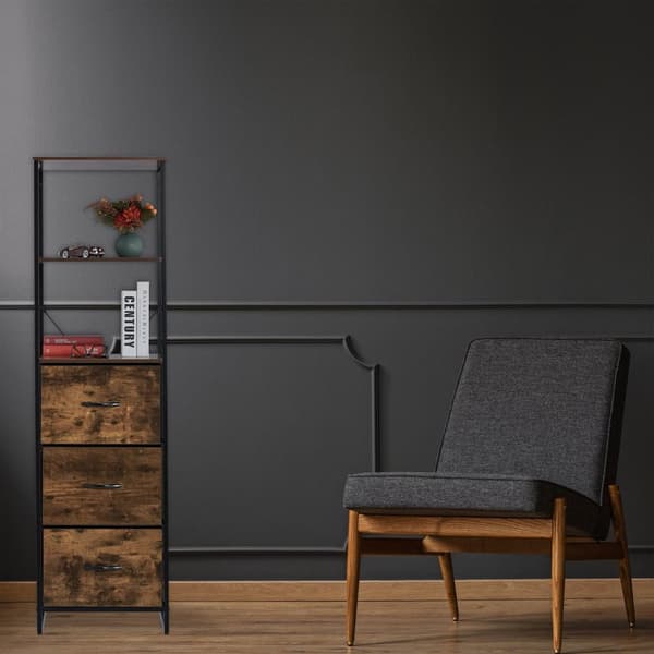 Vintage hylde i industrielt design