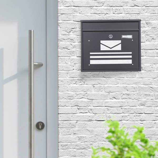 Pulverlakkert postkasse