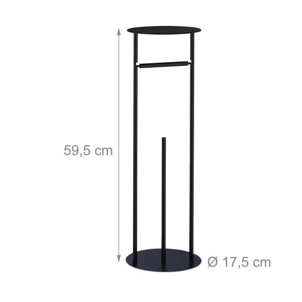Toiletpapirholder med hylde