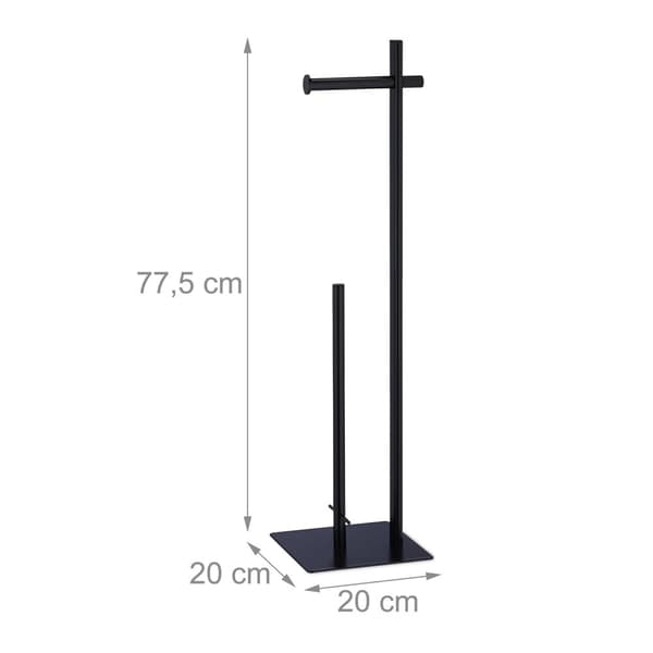 Sort toalettpapirholder