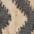 Miniatyrbillede 7 af 7: Mønstret jute tæppe 70 x 140 cm