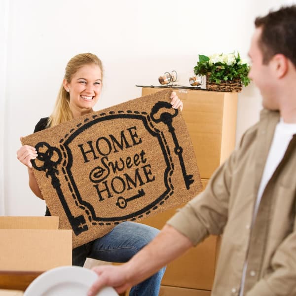 Dørmåtte kokosfiber "Home Sweet Home"
