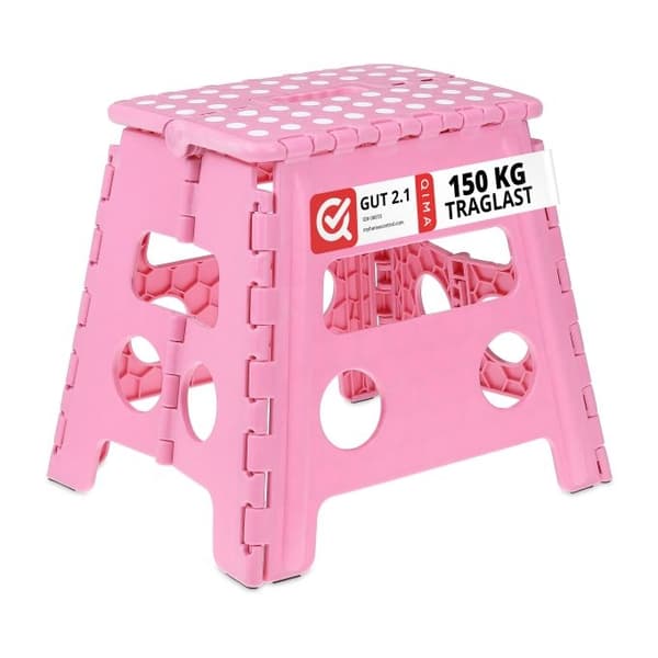 Sammenleggbar krakk L rosa