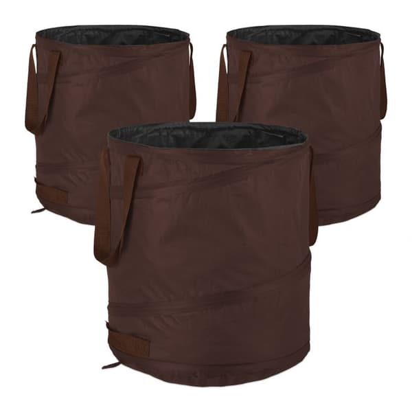 3 stk. havesække 85-liters brune