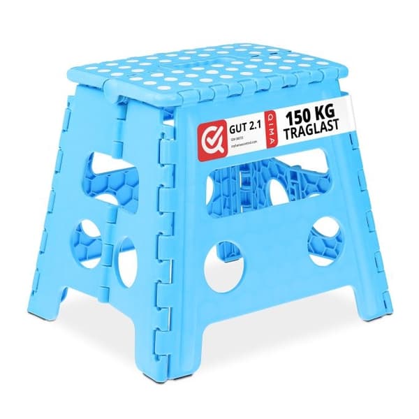 Sammenleggbar krakk blå