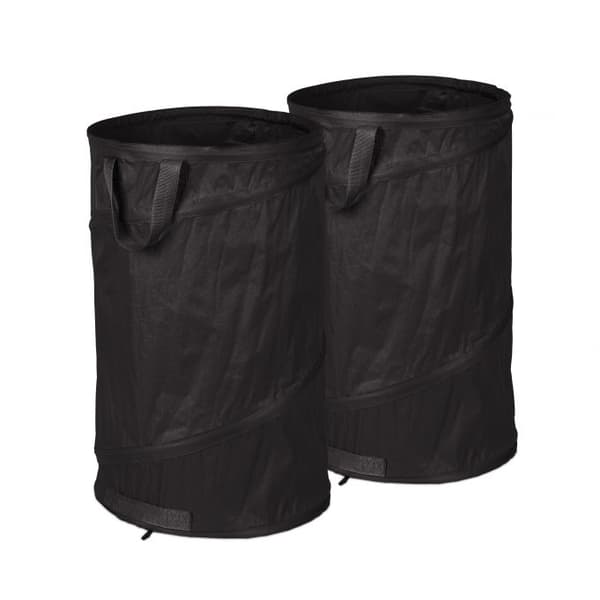 2 stk. hageposer 120-liters sort