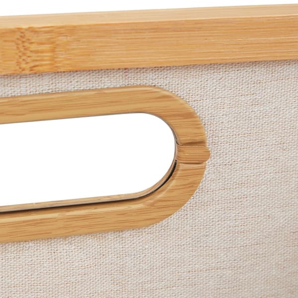 Förvaringskorgar bambu set om 3