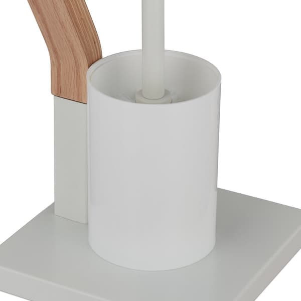WC stol stål & træ look