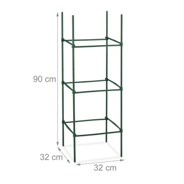 Plantestøttesett på 4 90 cm