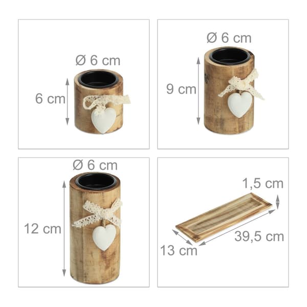 Ljusstake för värmeljus