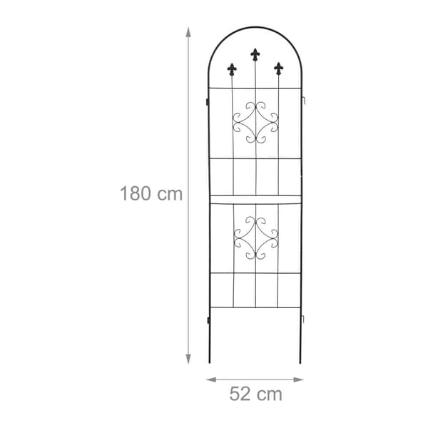 Trellis 180 cm sett med 2 sorte