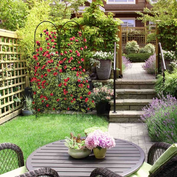 Trellis 180 cm sett med 2 sorte