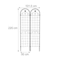 Pikkukuva 4 / 8: Säleikkö 220 cm 2 kpl mustia