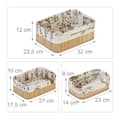 Miniatyrbillede 4 af 9: Opbevaringskurve - sæt med 3