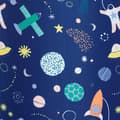 Miniatyrbillede 7 af 8: Hængelampe til børneværelse Space
