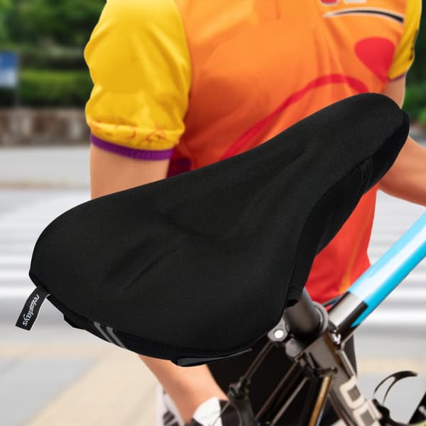 Cykelsadelbetræk med gel