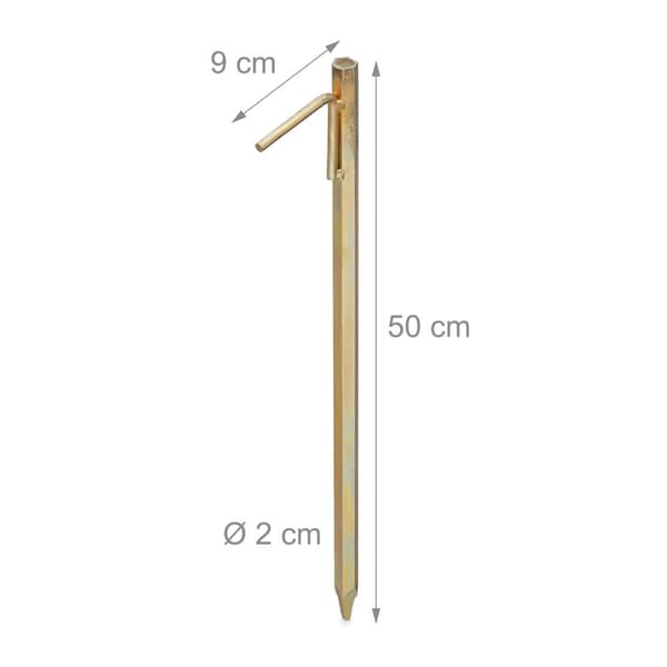 XXL markankare 50 cm uppsättning om 4