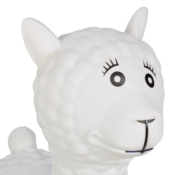 Bouncy Animal Llama i kremhvit