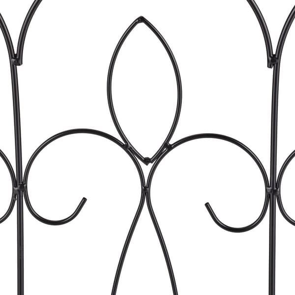 metall blomsterbed gjerde i 6 deler