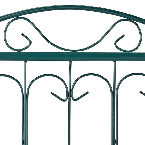 4-delt blomsterbedshegn i metal