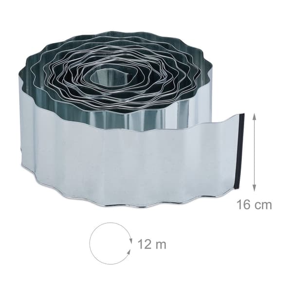 Gräskanter av metall 12 m
