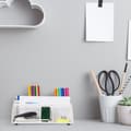 Miniatyrbilde 5 av 8: Skrivebordsorganisering med 5 rom