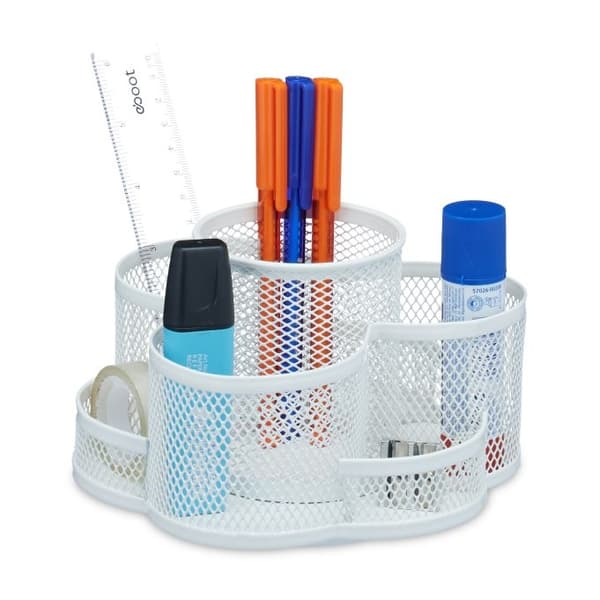 Roterbar penneholder med 7 rom