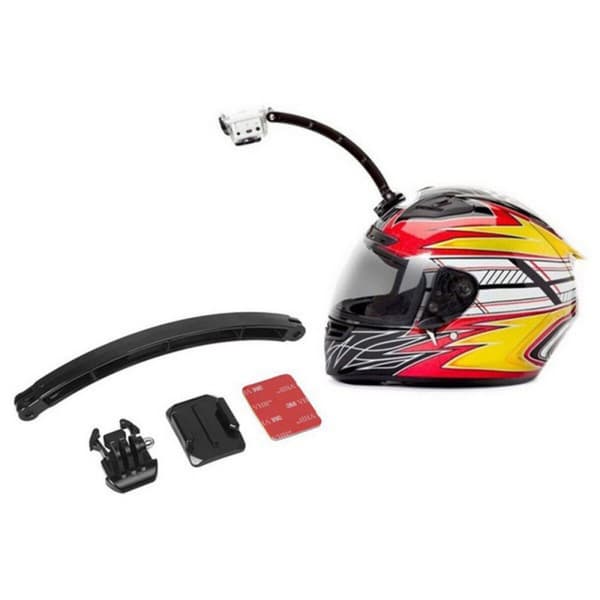 Selfiestøtte for sportskamera for hjelm KSIX Svart