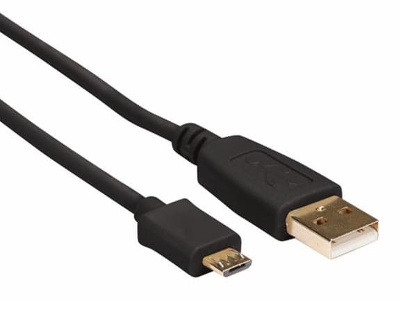 Usb 2.0 A Plugg Til Micro Usb Plugg / Kobber / Basic / 0.75 M / Gullbelagt / M-M