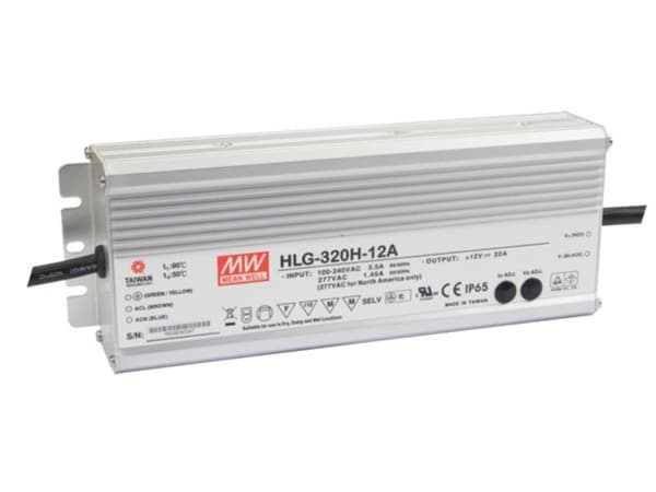 Hakkurivirtalähde - yksi lähtö - 320 W - 12 V