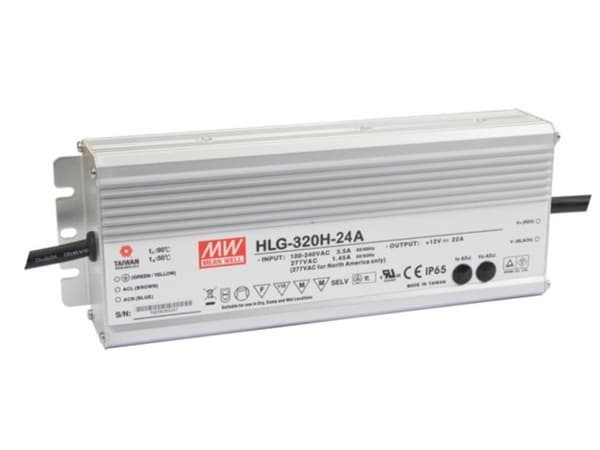 Skiftende strømforsyning - Enkelt udgang - 320 W - 24 V