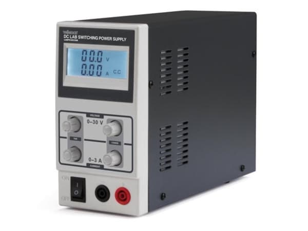 Dc Lab Switching Mode Strömförsörjning 0-30 Vdc / 0-3 Max med LCD-skärm