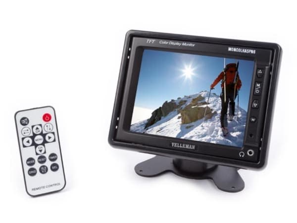 5,6" Tft LCD-skjerm med fjernkontroll