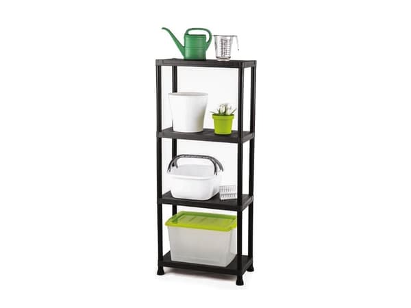 Oppbevaringsstativ - 60 X 30 X 138 Cm - 4 hyller