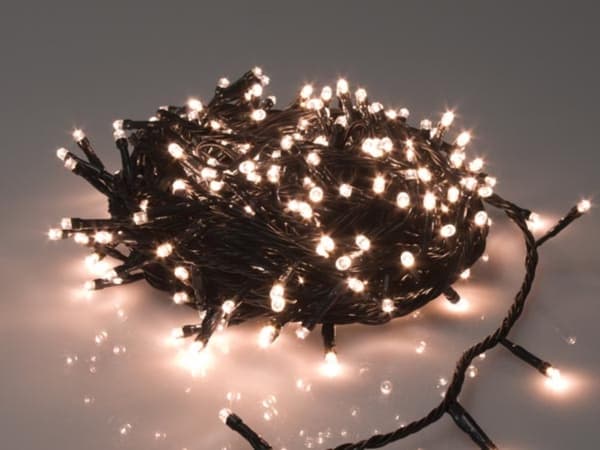 Maxilight Led - 20 M - 300 Arizona hvite lamper - Grønn ledning