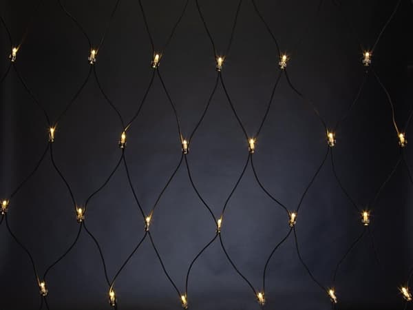 Subra Led - Subra Start - 2 X 2 M - 144 varmhvide lamper - Sort ledning - 230 V