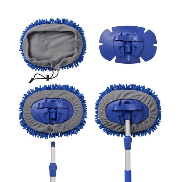 Chenille mikrofibertrekk for teleskopisk vaskebørste 150650V01/150652V01 blå